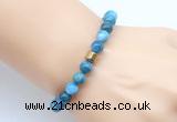 CGB9295 8mm, 10mm apatite & drum hematite power beads bracelets