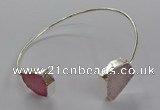 CGB950 13*18mm - 15*20mm freeform druzy agate bangles wholesale