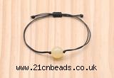 CGB9915 Fashion 12mm honey jade adjustable bracelet jewelry