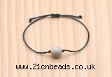 CGB9920 Fashion 12mm fossil coral adjustable bracelet jewelry