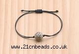 CGB9938 Fashion 12mm feldspar gemstone adjustable bracelet jewelry