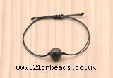 CGB9944 Fashion 12mm bronzite gemstone adjustable bracelet jewelry