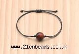 CGB9969 Fashion 12mm red tiger eye adjustable bracelet jewelry