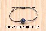 CGB9978 Fashion 12mm sodalite gemstone adjustable bracelet jewelry