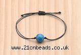 CGB9982 Fashion 12mm apatite gemstone adjustable bracelet jewelry