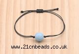 CGB9997 Fashion 12mm aquamarine adjustable bracelet jewelry
