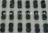 CGC218 10*10mm square druzy quartz cabochons wholesale