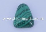 CGC40 20*25mm trapezoid natural malachite gemstone cabochons