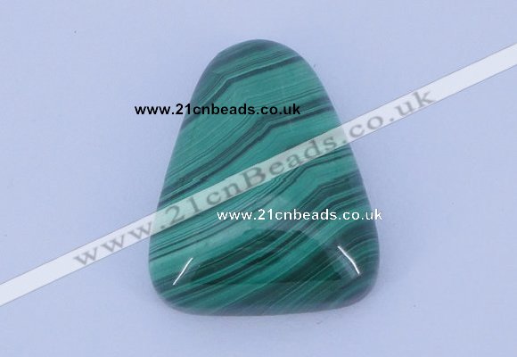 CGC40 20*25mm trapezoid natural malachite gemstone cabochons