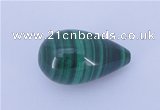 CGC45 13*22mm teardrop natural malachite gemstone cabochons