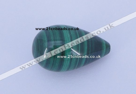 CGC45 13*22mm teardrop natural malachite gemstone cabochons