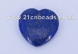 CGC49 25*25mm heart natural lapis lazuli gemstone cabochons