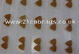 CGC61 8*8mm triangle druzy quartz cabochons wholesale