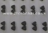 CGC64 8*8mm triangle druzy quartz cabochons wholesale