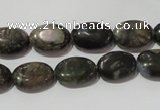 CGE131 15.5 inches 10*14mm oval glaucophane gemstone beads