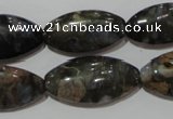 CGE148 15.5 inches 15*30mm marquise glaucophane gemstone beads