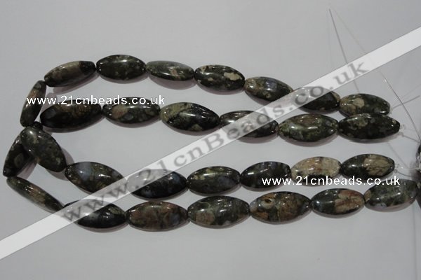 CGE148 15.5 inches 15*30mm marquise glaucophane gemstone beads