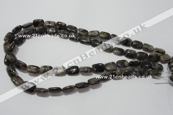 CGE158 15.5 inches 10*14mm rectangle glaucophane gemstone beads