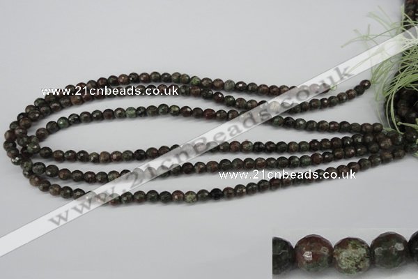 CGG01 15.5 inches 6mm faceted round ghost gemstone beads wholesale