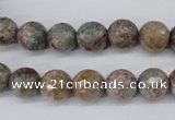 CGG12 15.5 inches 8mm faceted round ghost gemstone beads wholesale