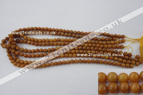 CGJ301 15.5 inches 6mm round goldstone jade beads wholesale