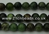 CGJ400 15.5 inches 4mm round green jade beads wholesale