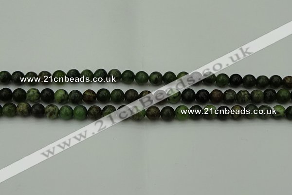 CGJ401 15.5 inches 6mm round green jade beads wholesale