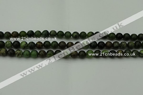 CGJ402 15.5 inches 8mm round green jade beads wholesale