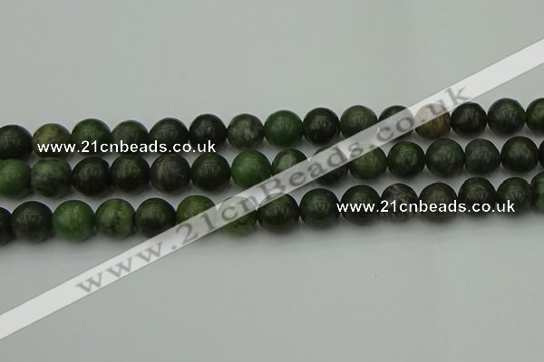 CGJ404 15.5 inches 12mm round green jade beads wholesale