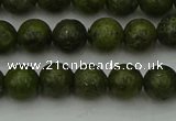 CGJ451 15.5 inches 6mm round green jasper beads wholesale