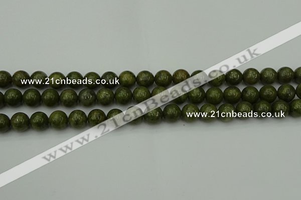 CGJ453 15.5 inches 10mm round green jasper beads wholesale