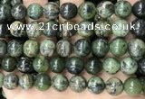 CGJ504 15.5 inches 12mm round green jade beads wholesale