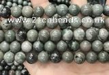 CGJ514 15.5 inches 12mm round green forst jasper beads wholesale