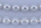 CGL05 5PCS 16 inches 12mm round dyed glass pearl beads wholesale