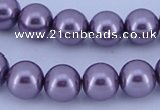 CGL150 5PCS 16 inches 20mm round dyed plastic pearl beads wholesale