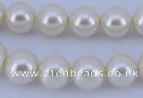 CGL22 10PCS 16 inches 4mm round dyed glass pearl beads wholesale