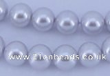 CGL79 5PCS 16 inches 18mm round dyed plastic pearl beads wholesale