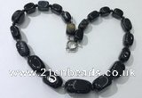 CGN110 20 inches 10*15mm - 20*30mm nuggets agate gemstone necklaces