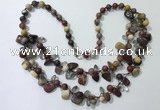 CGN531 19.5 inches chinese crystal & mookaite beaded necklaces