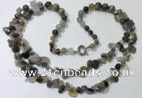 CGN540 27 inches fashion agate gemstone beaded necklaces