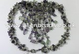 CGN828 20 inches stylish amethyst & prehnite statement necklaces