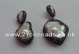 CGP1505 22*50mm - 33*60mm nuggets pearl pendants wholesale