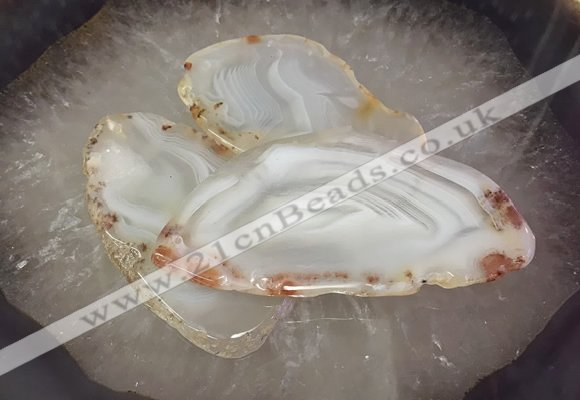 CGP2000 35*65mm - 65*100mm freeform agate slab pendants