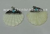 CGP295 45*48mm pearl shell pendants wholesale