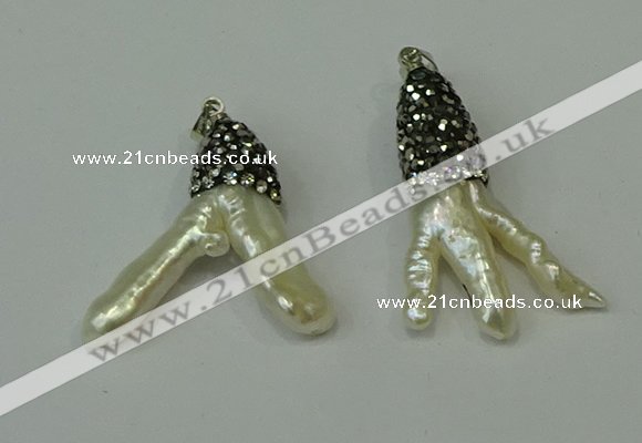 CGP315 20*30mm - 25*35mm pearl pendants wholesale