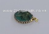 CGP3291 25*30mm - 30*35mm faceted freeform fluorite pendants