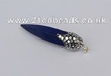 CGP3360 15*50mm - 16*65mm sticks lapis lazuli gemstone pendants