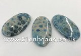 CGP3545 35*50mm oval chrysanthemum agate slab pendants