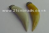 CGP391 20*85mm - 25*80mm horn bone pendants wholesale