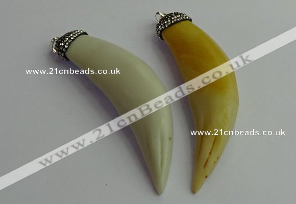 CGP391 20*85mm - 25*80mm horn bone pendants wholesale